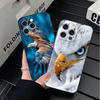 Крутой Мягкий Чехол для Телефона с Белоголовым Орлом для iPhone 16 16E 17 Air 15 Pro Max 14 Plus 13 Mini 11 12 7 Черная Задняя Панель