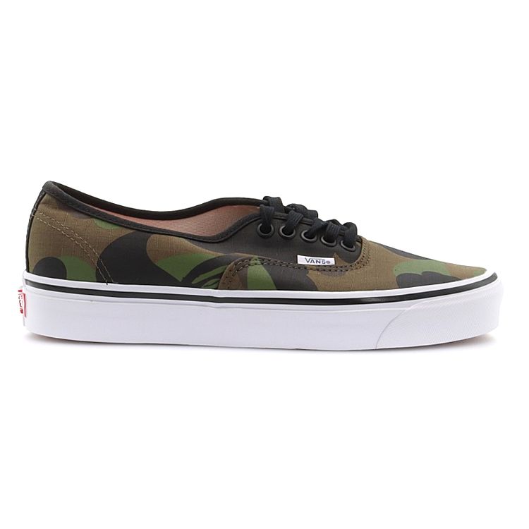 BAPE x Vans Authentic 44 DX First Camo Унисекс Кроссовки Зеленые VN0A38EN7BC