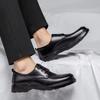 Натуральная Кожа Без Пошлин Настоящая Кожа Туфли Мужские Круглый Носок Весна Осень Социальная Обувь для Мужчин Повседневная Деловая Роскошный Дизайнерский