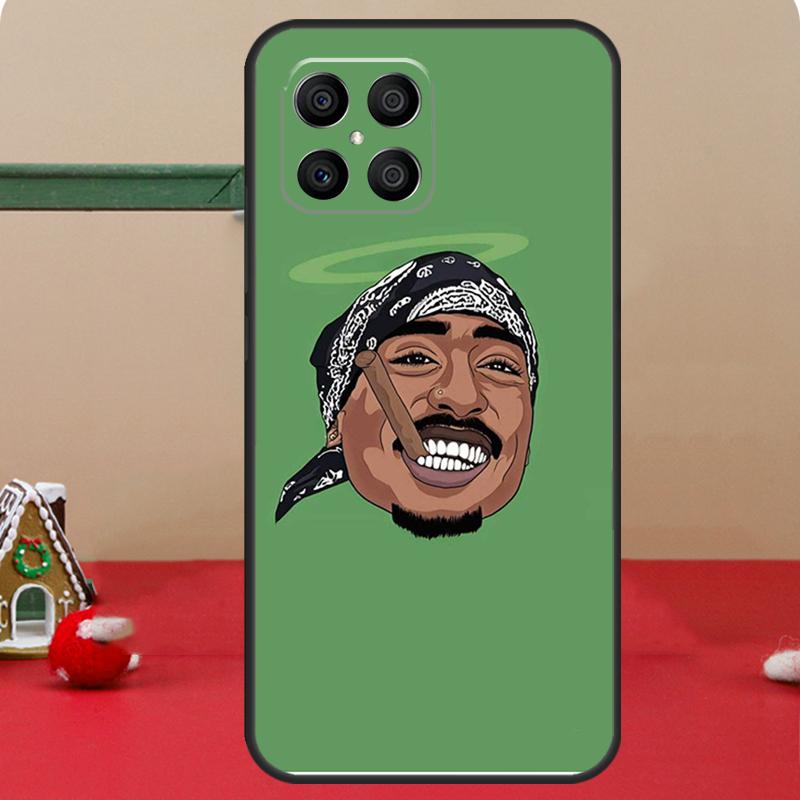 Чехол для телефона Hip Hop Певец 2Pac для Honor Magic 7 Lite 6 8 Pro Honor 400 200 70 90 X8c X8b X9a X9b X9c X9d Win RT