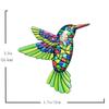 Iron Art Hummingbird Hardware Handicraft Pendant Metal Wall Art Decor Garden Decoration Home Decor Wall Art Hang Fence Farmhouse
