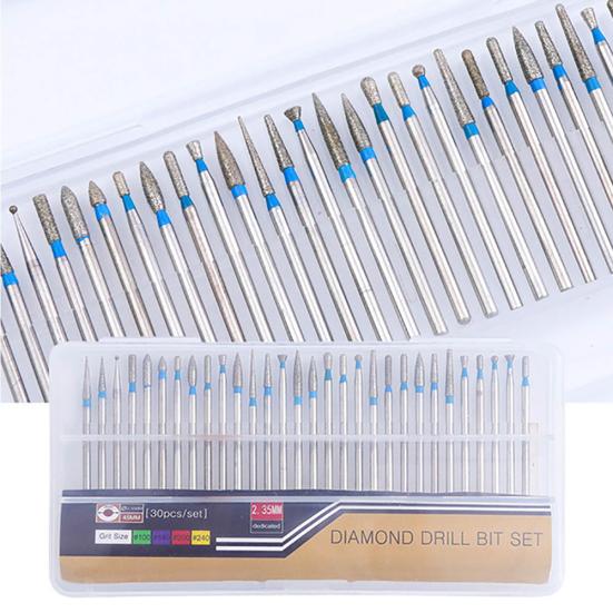 Стальные сверла для ногтей, инструмент для удаления гель-лака для маникюра и педикюра