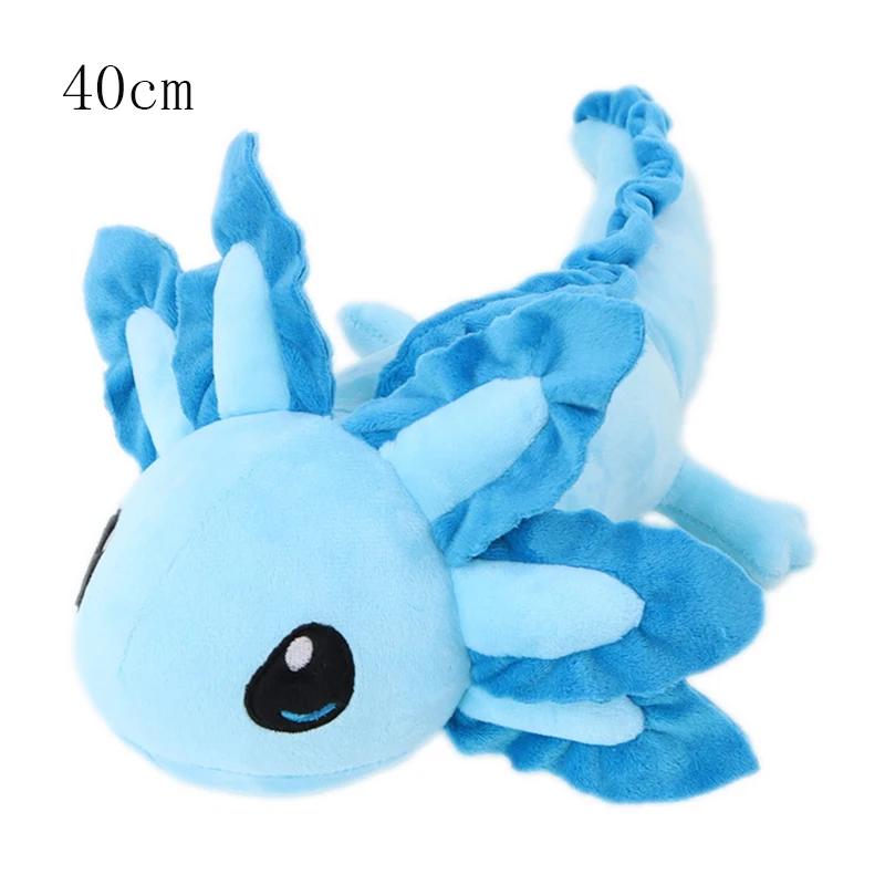 40/70cm Axolotl Plush Toy Soft Stuffed Plushie Doll Cartoon Character Toys Kids Baby Chlidren Christmas Gift