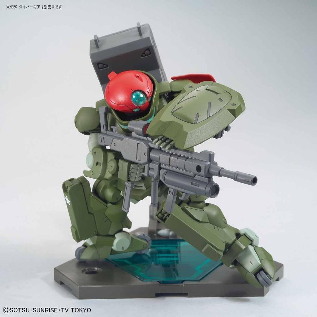 Пластиковая модель HGBD Gundam Build Divers Grimoire Red Beret в масштабе 1/144 с цветовой кодировкой