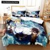 Sword Art Online Bedding Set 3D Anime Print Polyester Quilt Cover Pillowcases Queen King For Kids Gift Anime Duvet Cover Sets