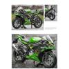 1/12 Kawasaki Ninja ZX-6R гоночный кросс-кантри мотоцикл модель имитация металл уличная модель мотоцикла коллекция детские игрушки подарок