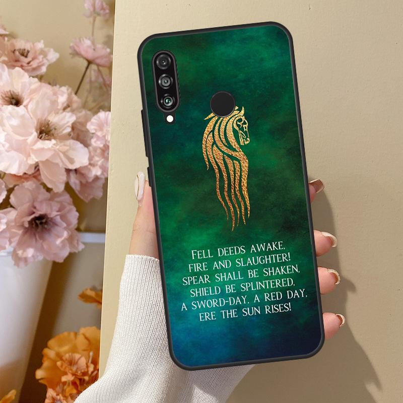 Всадник Рохана Для Huawei Nova 11 Pro 9 10 SE Y70 Y60 Y90 Y61 Y91 Y73 Y72 12s 12i 11i 8i P30 P40 Lite Чехол