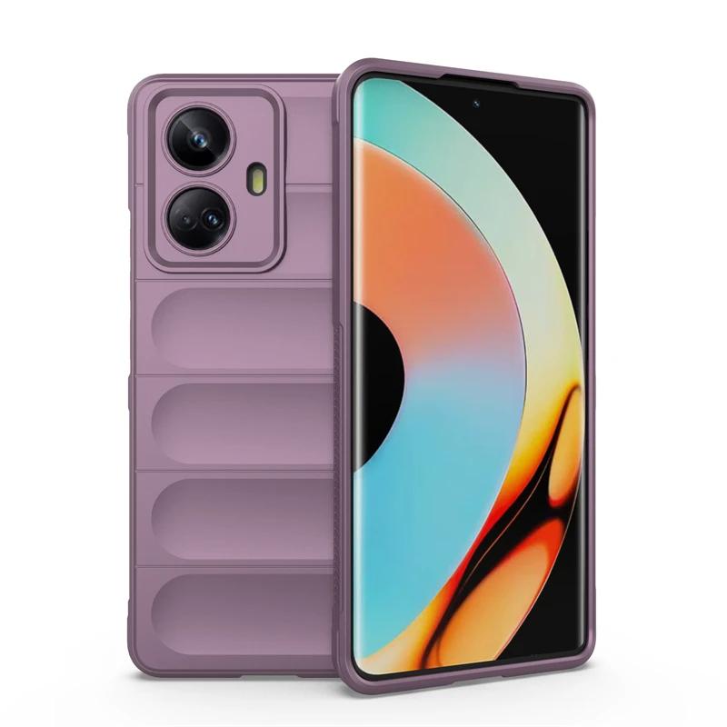 Чехол для OPPO Realme 10 Pro Plus 5G, задняя крышка, чехол для телефона, жидкий силикон, противоударные чехлы, защитный чехол Funda Coque