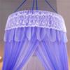 Романтическая принцесса, купол, москитная сетка, градиент, двойные цвета, кружевной балдахин для кровати, трехдверная подвесная сетка для кровати, занавеска