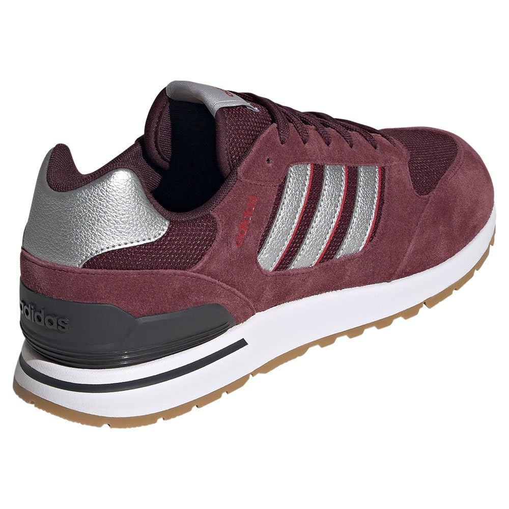adidas Кроссовки унисекс 80-х, размер Shadow см, для взрослых, NLG92, Красный/Матовый Серебристый/Бордовый (ID1270), 28,0