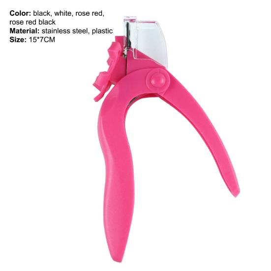 Машинка для стрижки ногтей Эргономичный дизайн Антиокислительный маникюрный проект Искусственный накладной триммер для резки кончиков ногтей