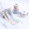 DIY Romantic and Cozy Double-sided Cartoon Ribbon Children's Day Birthday Tie Cake Girl Heart Hairpin Jewelry Printing Color Ribbon Gift Packaging