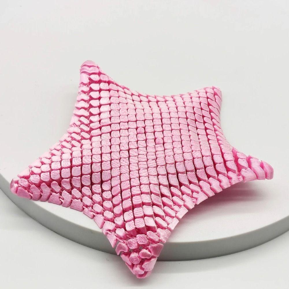 Moveable Joints 3D Printed Starfish Toy Colorful Movable Starfish Toy Easter Christmas