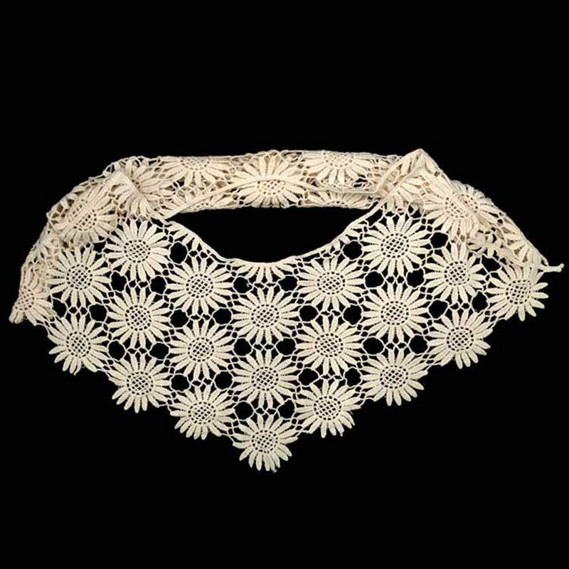 Hollow Dress Applique DIY Sewing Motif Lace Collar Sewing Craft Blouse High Quality Lace Fabric 1PC 3D Hot Sale Trims Popular Neckline Decor