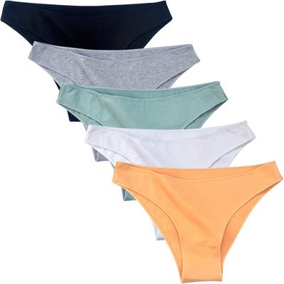 HINICE Хлопковые Однотонные Спортивные Сексуальные 5 Женских Трусиков-полуспинок, Стрингов, Трусиков, Танга, Нижнего белья, Женственные, Кружевные, Милые, Стильные, Популярные, Цвета,