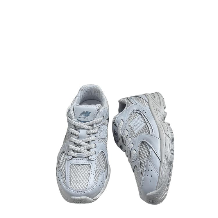 New Balance NB 530 Удобные Универсальные Спортивные Низкие Повседневные Кроссовки Детские кроссовки Светло-серый PZ530TBA