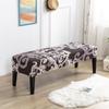 1 шт. Чехол на скамью с цветочным принтом, эластичный спандекс, скандинавский, чехол для длинного стула для пианино, защитный чехол на сиденье у кровати для гостиной