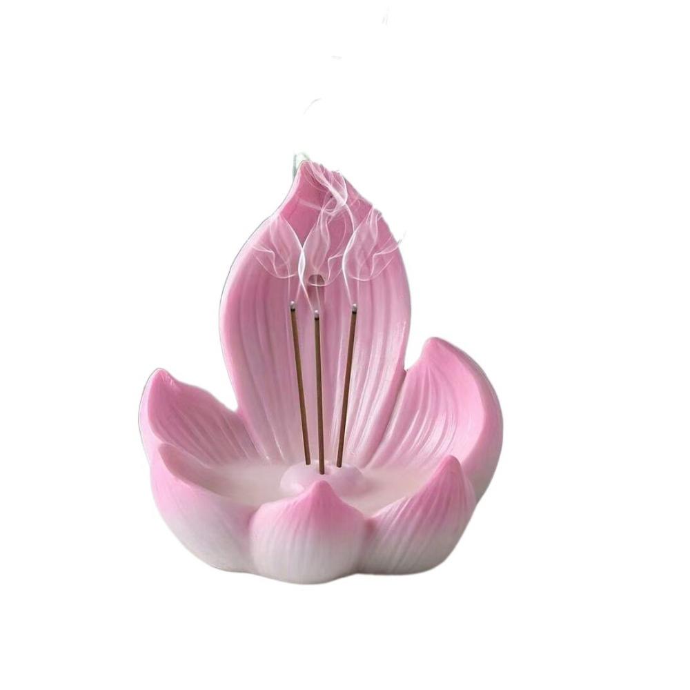 Портативный держатель диффузора из смолы Lasting Lotus Incens Ornament Home Decoration