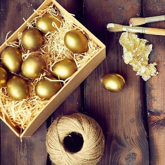 Индивидуально упакованная фольга с имитацией золотого и серебряного листа, бумага для рукоделия, эпоксидная смола, фольга для рукоделия, бумага для изготовления ювелирных изделий для ногтей