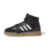 Adidas Originals Drop Step Synthetic Leather Comfortable Fashion Shock Absorbing Durable High Top Kids Skate Shoes Kids Skate Shoes Black IG1479
