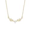 Banyan Tree S925 Silver Deer Antler Necklace - Korean Luxury Valentine's Day Gift