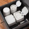 Pop-Up Type Cosmetic Cotton Storage Box Toothpick Dispenser Desktop Organizer Cotton Swab Holder