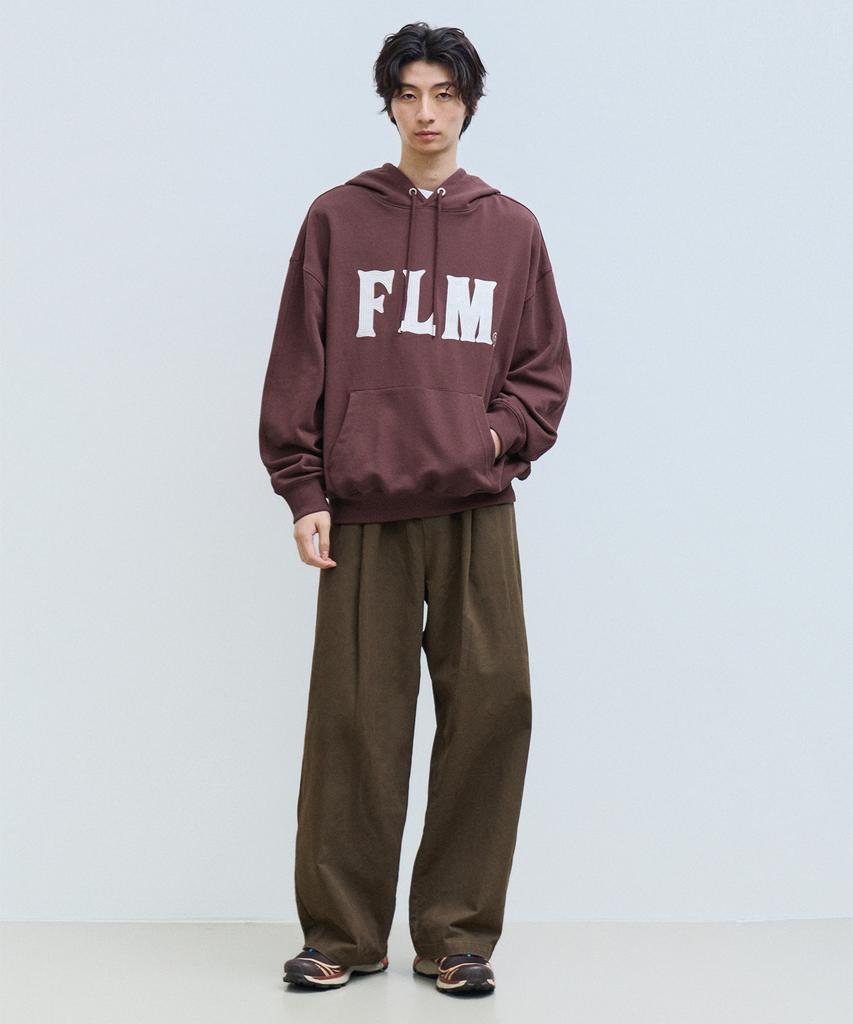 Худи с логотипом Flm Stitch - Черный