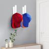 Wall Mounted Hat Rack Strong Adhesive Baseball Hat Holder Organizer Hat Hangers for Baseball Cap for Wall/Door/Closet