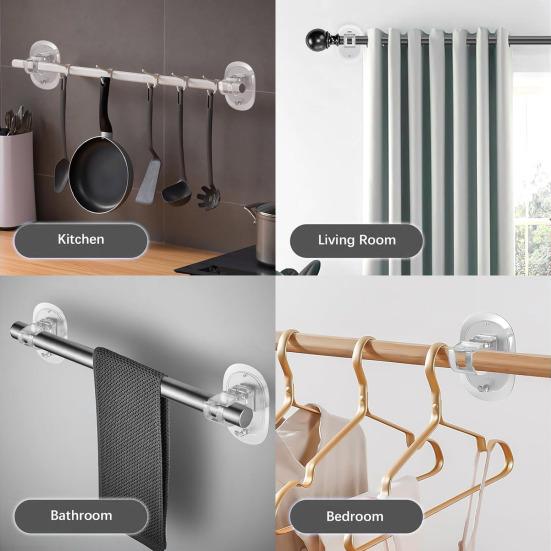 Крючки для карнизов, 2 шт. Два способа установки