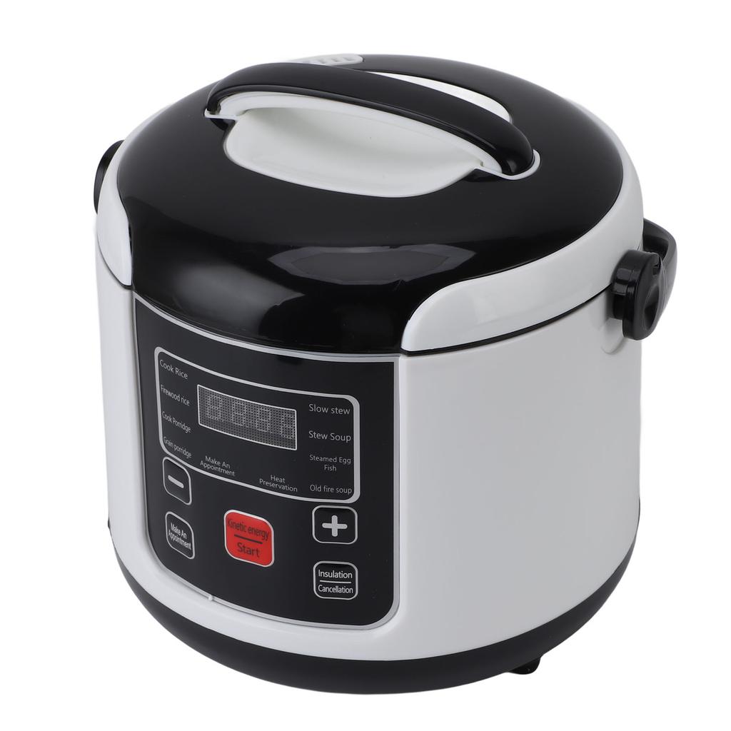 Автомобильная рисоварка 2 л портативная устойчивая к пригоранию многофункциональная мини-рисоварка с внутренней корзиной для приготовления на пару
