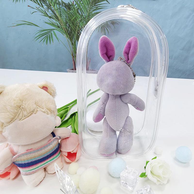 19*10 см ПВХ прозрачный овальный кукольный мешок для хранения на открытом воздухе сумка-органайзер коробка игрушка кукольный мешок коробка брелок