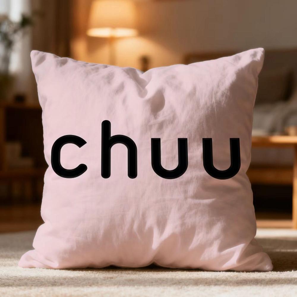 Popular CChuued Cushion Cover Soft Washable Pillow Case Multi-Scene for Couch Bed Travel Office Use