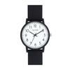 TEA SPOON Basic Color Rubber Watch N03722A-1 BK Women's Black