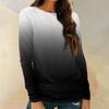 Womens Long Sleeve Round Neck Shirts Basic Tee Casual Top Fall Trendy Tunic Outfits Fitted T Shirts