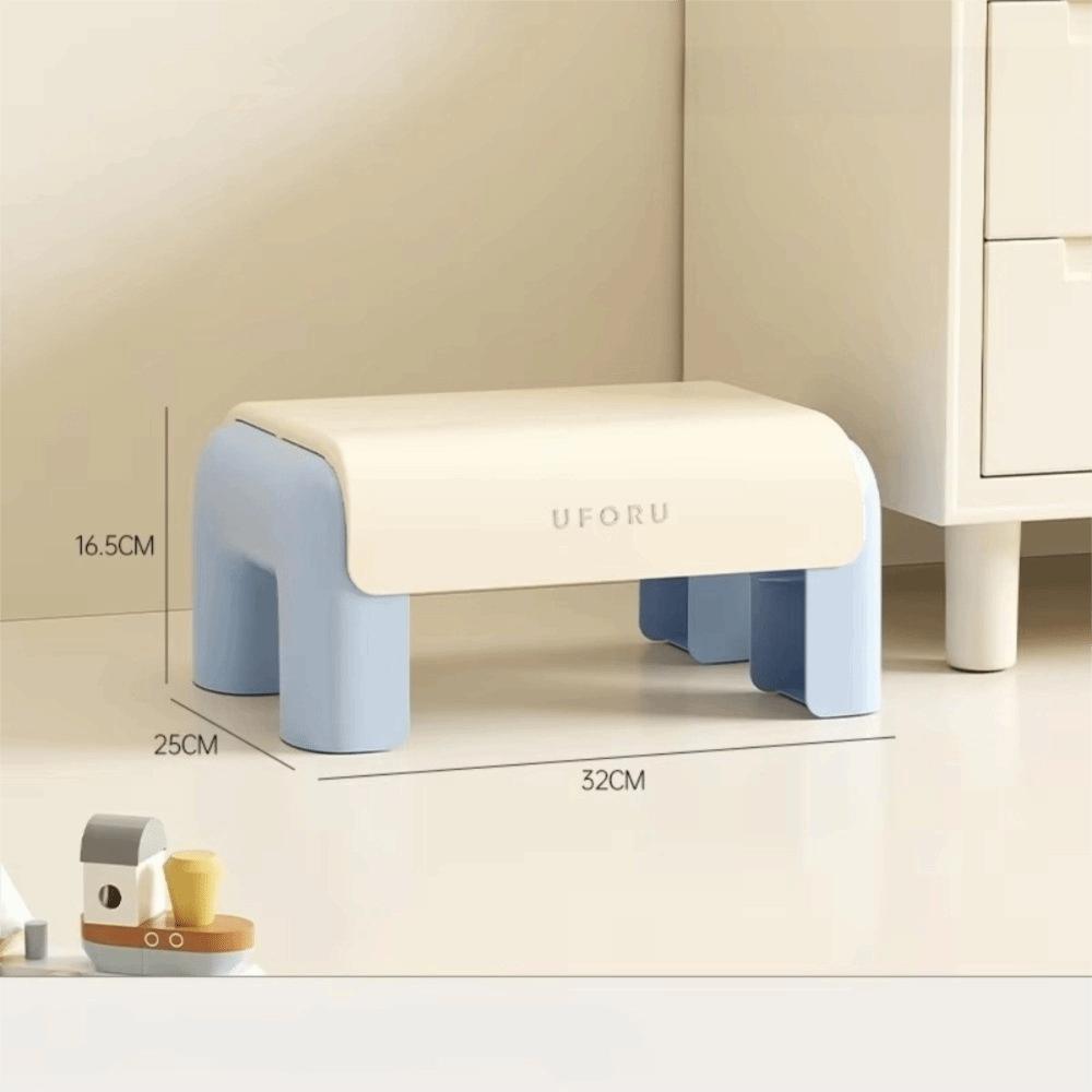 Waterproof Anti-Slip Foot Stool Anti-Sli Children's Toilet Stool Thickened Ergonomic Footstool