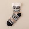 Ethnic Style Warm Socks Winter Home Floor Socks Thick Plush Men's Socks