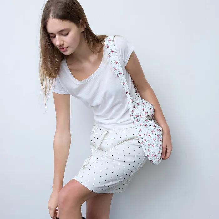 Rose Easy Bag (White)