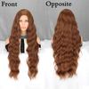 Синтетический натуральный длинный волнистый парик для наращивания волос коричневый парик термостойкий парик для женщин повседневный
