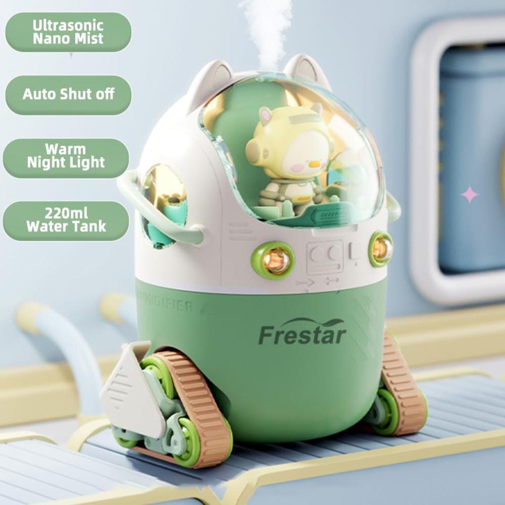 Мини USB увлажнитель воздуха 250 мл с 7-цветным светодиодным ночником, маленький для , растений, спальни, офиса, стола, детской комнаты, без ванны