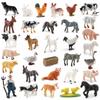 Cross-Border Animal Model Toys: Cognitive Farm Set with Chicken, Duck, Goose, Cow, Sheep, Pig, Horse, Donkey, Cat, and Dog