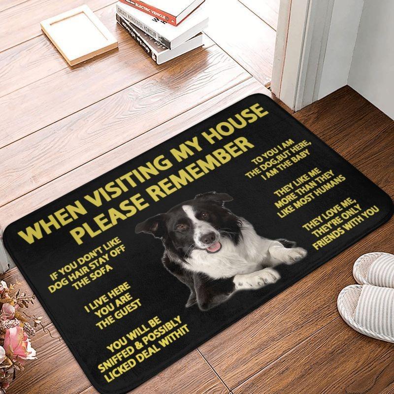 Pet Door Mat Belgian Shepherd Front Floor Door Entrance Mats Outdoor Kitchen Bathroom Doormat Bedroom Carpet Non Slip Floor Rug
