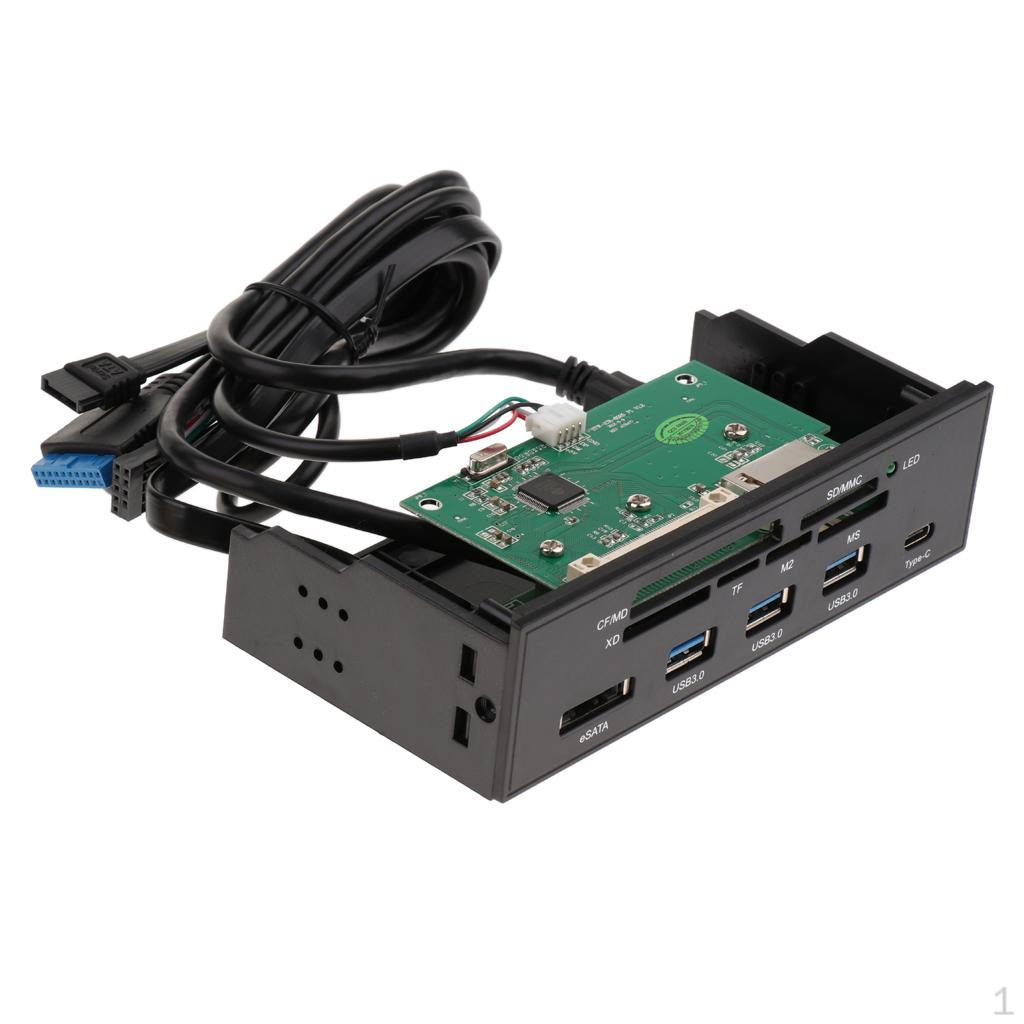Панель для медиа 5.25" Оптический USB 3.0 ХАБ Картридер