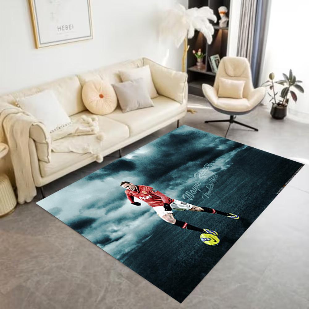Ronaldo's Ac Milan Moment Carpet Suitable for Playrooms Bedrooms Dining Room Decorate room Anti-slip Rug Decorate Offices Spiritual Gift