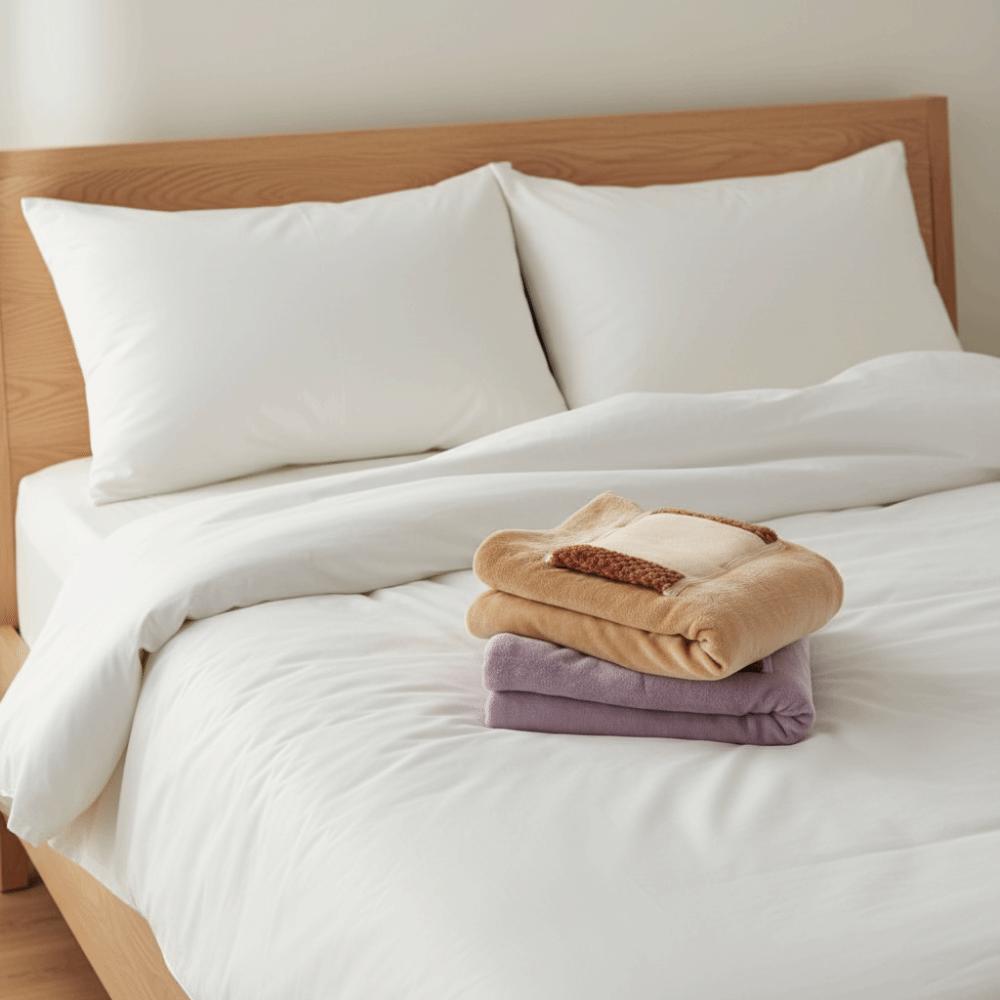with Hand Warmer Pocket Electric Blanket USB Charging Winter Warming Blanket Knee Blanket  Office