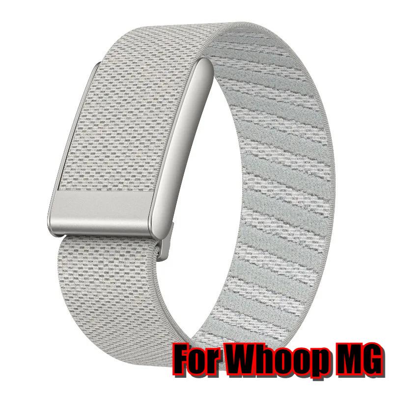 Compatible with WHOOP 5.0 / For Whoop MG WristBand Soft-Touch Silicone Waterproof Sweatproof Soft Adjustable Rubber Band for Whoop 5.0/MG