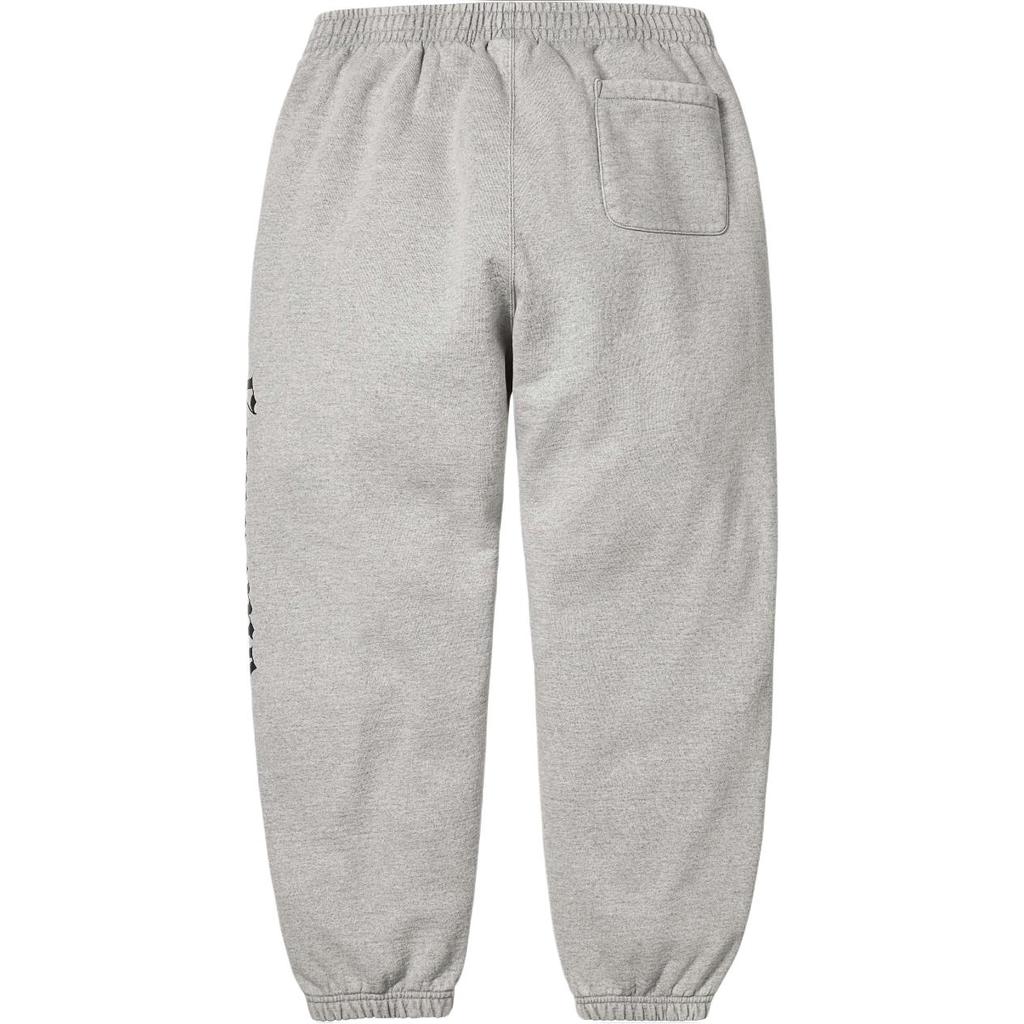 Supreme WEEK14Washed Old English Sweatpant Knitted Sweatpants Unisex SUP-FW25-190