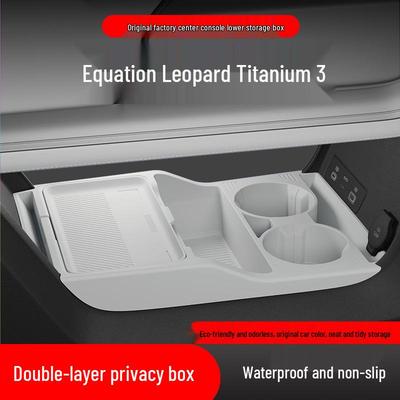 Силиконовый ящик для хранения для BYD Leopard Titanium 3 Pro, центральная консоль