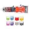 Electric Hair Clipper LED Display Incisive Blade USB Rechargeable Hair Trimmer Transparent Orange