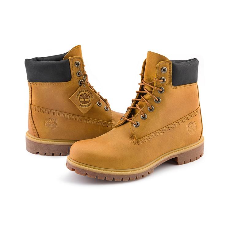 Timberland Премиальные водонепроницаемые ботинки 6 дюймов 'Пшеничный нубук' Мужские A655H