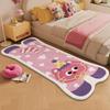 Ковер для спальни Милые пижамные животные Кошка Собака Девочка Декор Прикроватный коврик Коврик для комнаты Мягкий Пушистый Имитация Кашемира Ковер